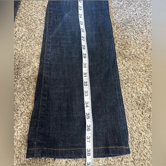 Gap Curvy Flare Jeans Women's 2R Blue Mid Rise Medium Wash - Picture 5 of 6